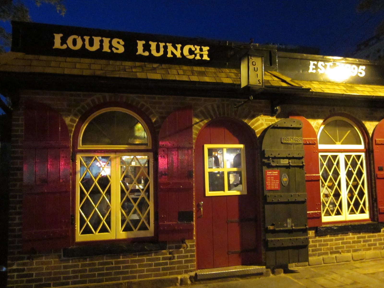 Louis’ Lunch: New Haven, CT. Est. 1895 | My Type of Place